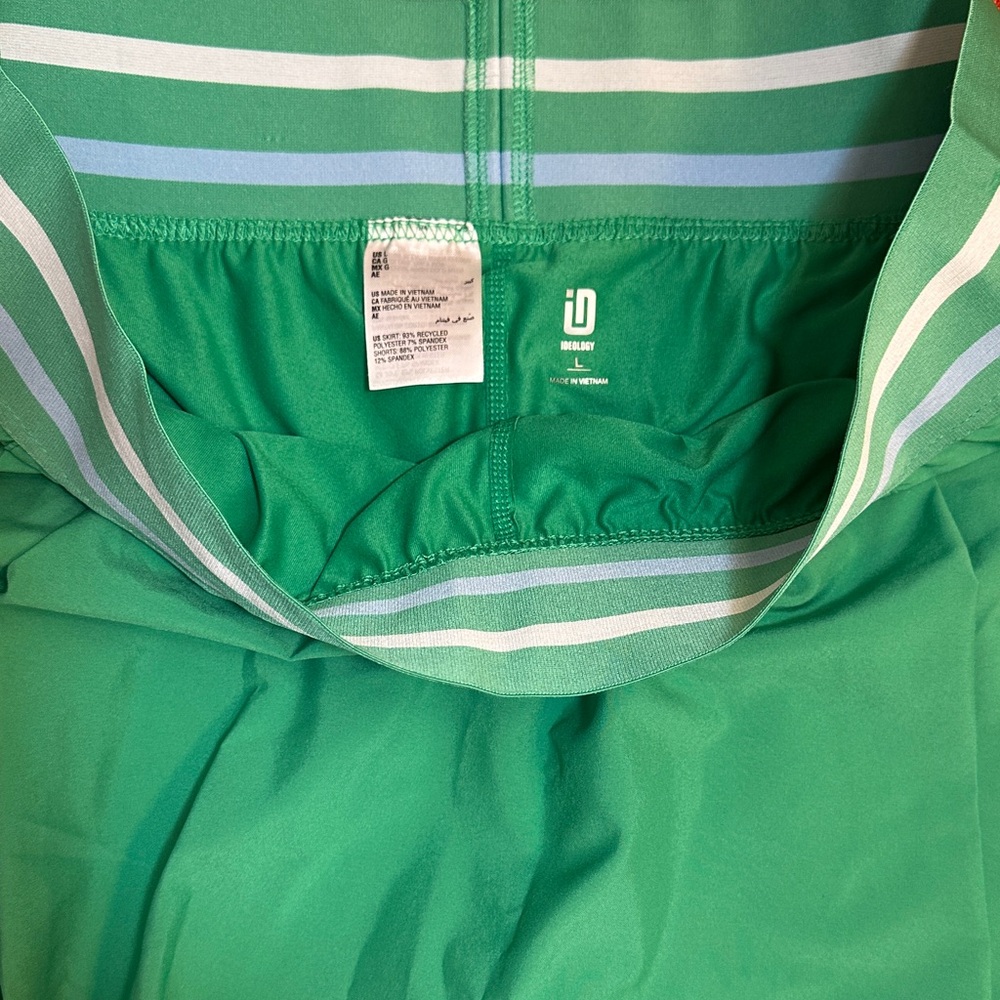 IDEOLOGY Women's High-Waist Pleated Skort, size L - Picture 3 of 5
